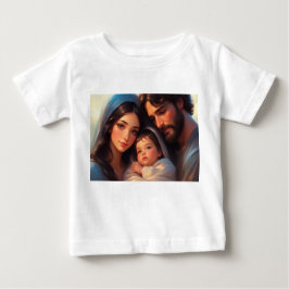 Camiseta Para Bebê The Holy Family Baby Tee Shirt