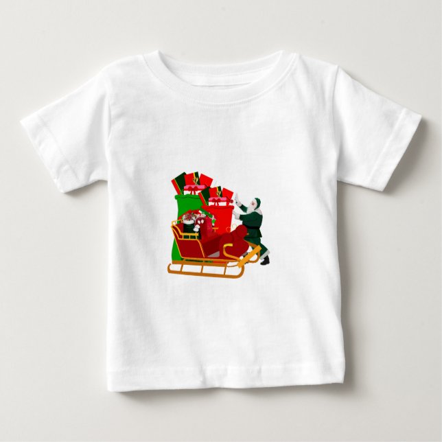 Camiseta Para Bebê The North Pole Baby T-Shirt (Frente)