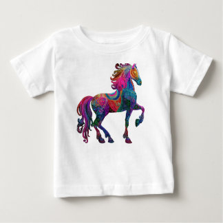 Camiseta Para Bebê The Quilted Horse