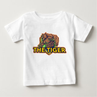 Camiseta Para Bebê The Tiger Warrior Beast Gaming Mascot Logo