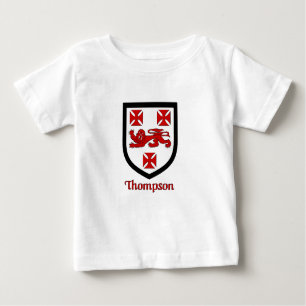 Camiseta Para Bebê Thompson Family Shield
