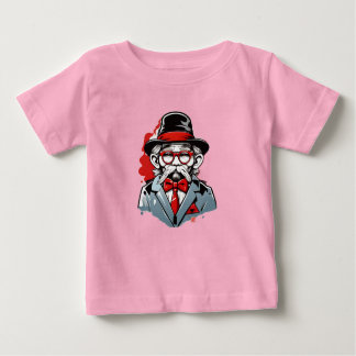 Camiseta Para Bebê Threads de Fusão Urbana: Keith Haring x Bape Japon