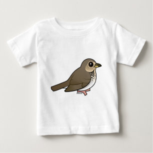Camiseta Para Bebê Thrush Swainson