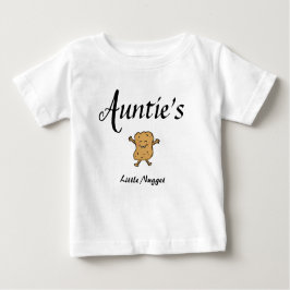 Camiseta Para Bebê Tia Baby Clothes Nugget Niece Nephew