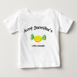Camiseta Para Bebê Tia Bebê Roupa Pequeno Docinho Niece Nephew