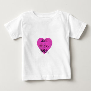 Camiseta Para Bebê Tia da noiva