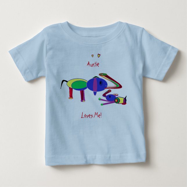 Camiseta Para Bebê Tia do Tempo - Ideias de Presentes para Chá de Beb (Frente)