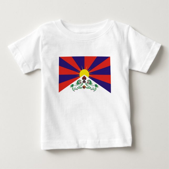 CAMISETA PARA BEBÊ TIBETAN FLAG (Frente)
