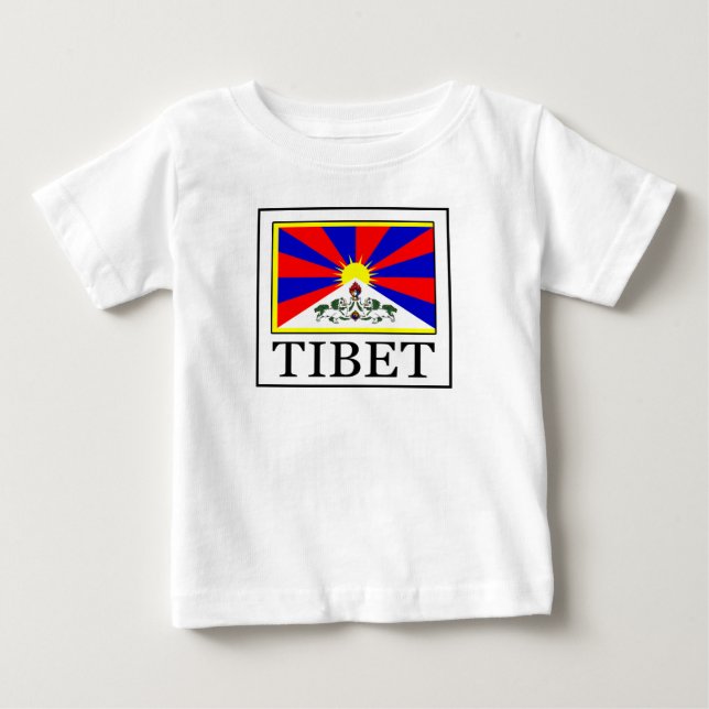 Camiseta Para Bebê Tibete (Frente)