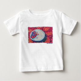 Camiseta Para Bebê Tigela de Frutas Vermelhas