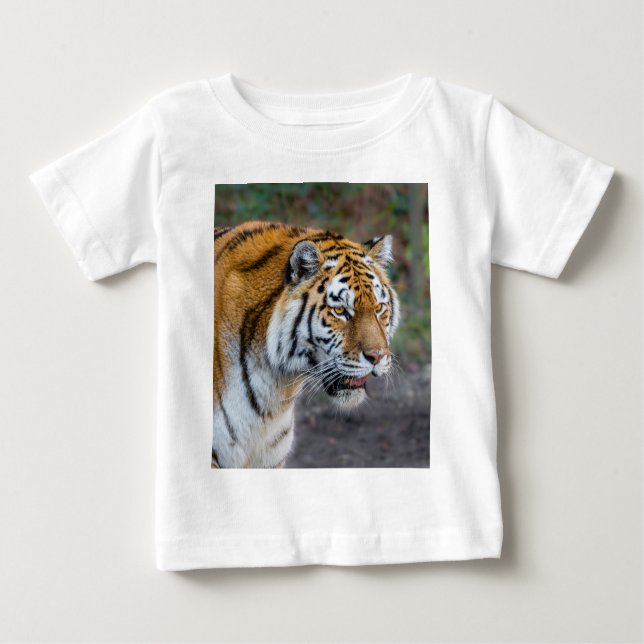 Camiseta Para Bebê Tíger Amur (Frente)