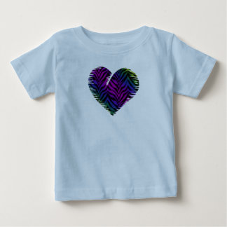 Camiseta Para Bebê Tiger Heart 1 Baby Clothing