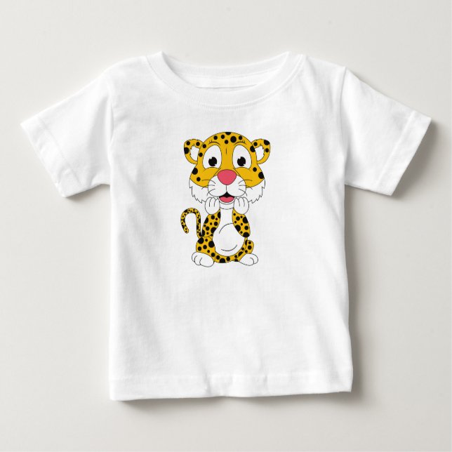 Camiseta Para Bebê tigre (Frente)