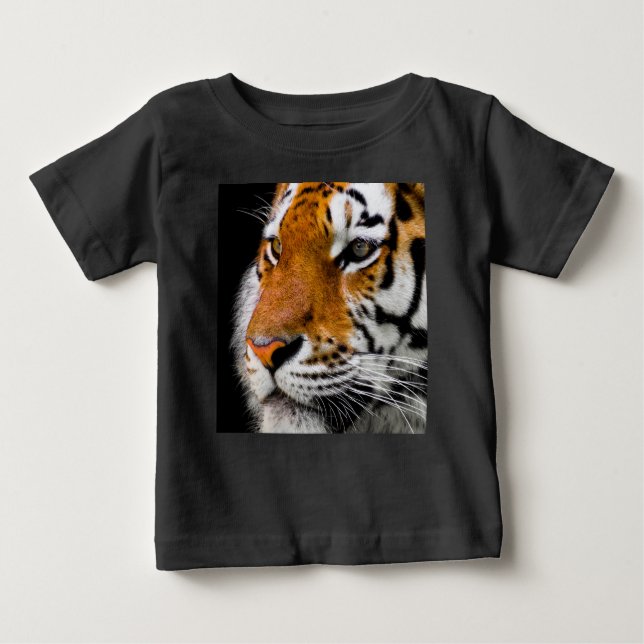 Camiseta Para Bebê Tigre (Frente)