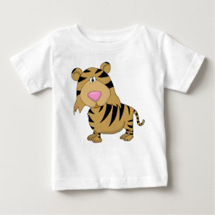 Camiseta Para Bebê Tigre