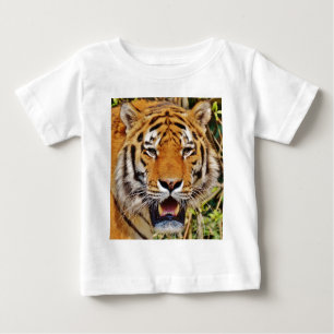 Camiseta Para Bebê Tigre