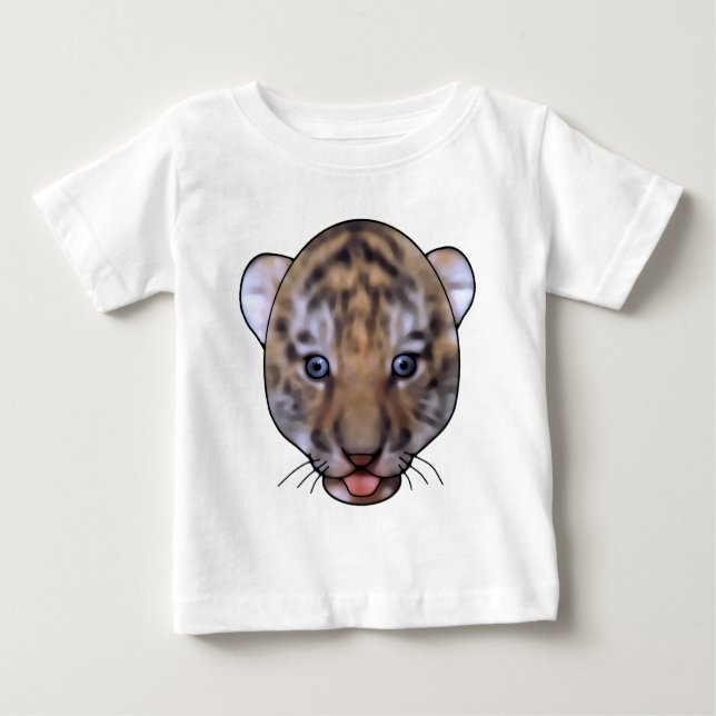 Camiseta Para Bebê Tigre de bebê (Frente)