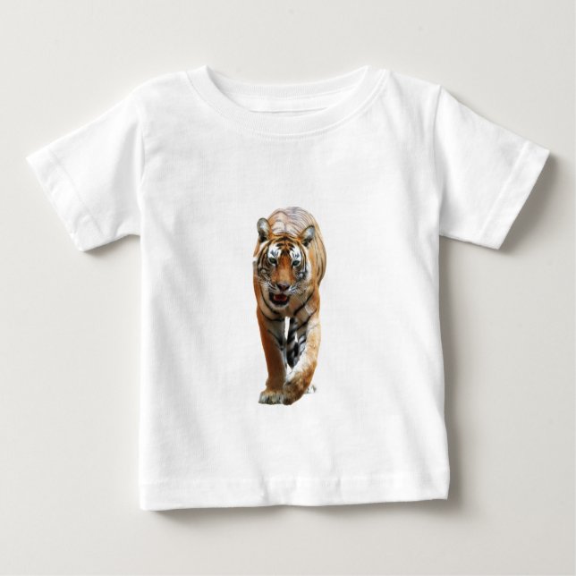Camiseta Para Bebê Tigre de Bengal (Frente)