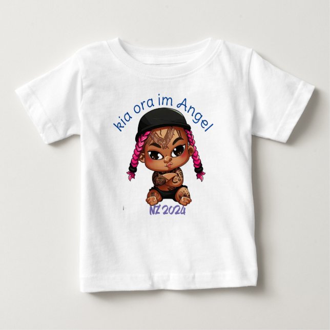 CAMISETA PARA BEBÊ TIKI TOTS ANGEL (Frente)