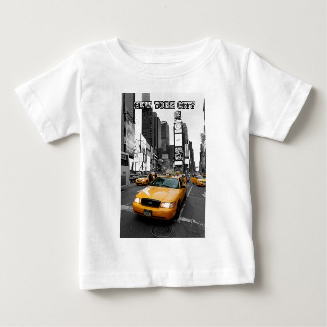 Camiseta Para Bebê Times Square Nova Iorque USA (Frente)