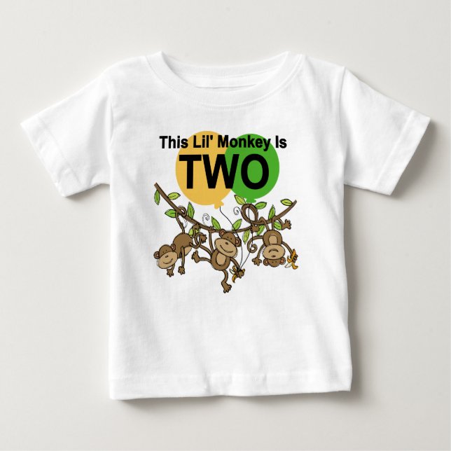 Camiseta Para Bebê Tintas-segundos aniversários e presentes para maca (Frente)