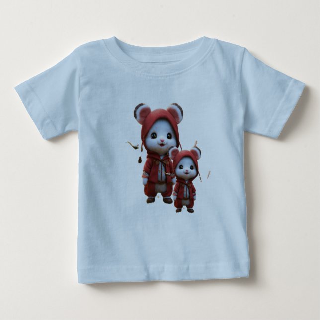 Camiseta Para Bebê "Tiny Comforts: Baby Fine Jersey T-Shirt Collects (Frente)