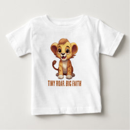 Camiseta Para Bebê Tiny Roar, Grande Fé
