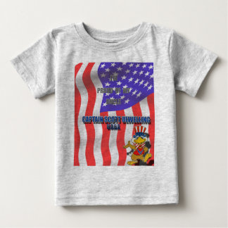 Camiseta Para Bebê Tio capitão Scott T