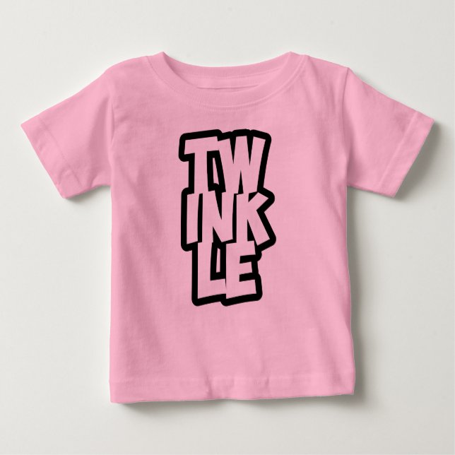 Camiseta Para Bebê Típica de TWINKLE - t-shirt para bebês (Frente)