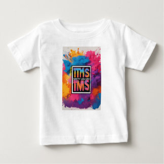 Camiseta Para Bebê Tipografia MOV T-Shirt - Bold Lettering Art for Mo