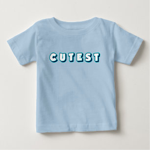 Camiseta Para Bebê Tipografia Neon Divertida