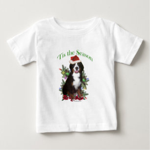 Camiseta Para Bebê ` Tis do cão de montanha de Bernese