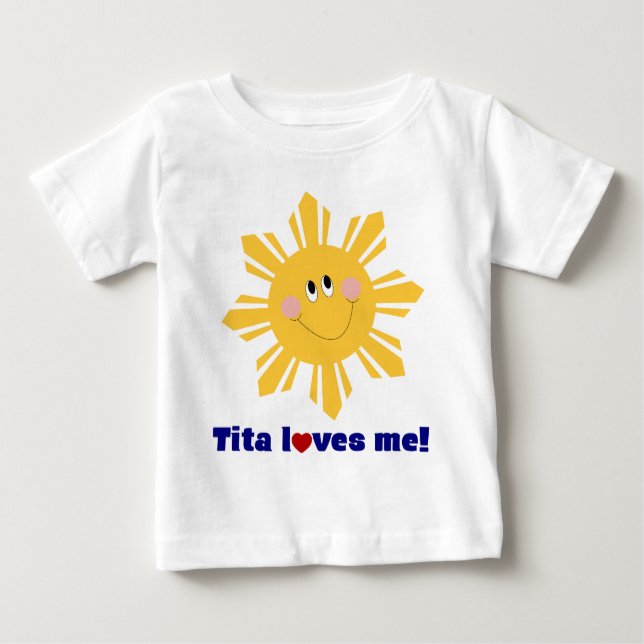 Camiseta Para Bebê Tita ama-me T infantil (Frente)