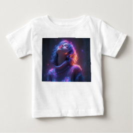 Camiseta Para Bebê Título: Dreamscape Glow T-shirt & Cozy FiresT-Shir