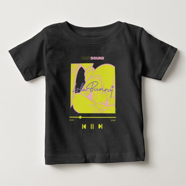Camiseta Para Bebê Tocador de Música da Lola (Frente)