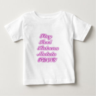 Camiseta Para Bebê Tocar Legal Hakuna Matata .png