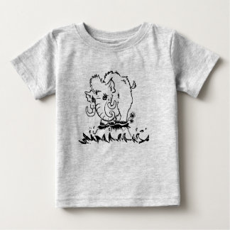 Camiseta Para Bebê Toddler Cute Baby Mammoth T Shirt