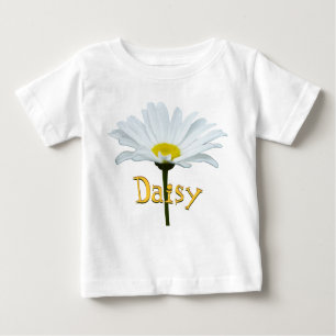 Camiseta Para Bebê Toddler Daisy T-shirt Personaliza Daisy Baby Shirt