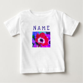 Camiseta Para Bebê Toddler Ruffle Tee FELIZ SEMENTES CRIANÇAS PAPEL E