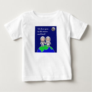 Camiseta Para Bebê Toddler T-shirt com avós por Jo Images
