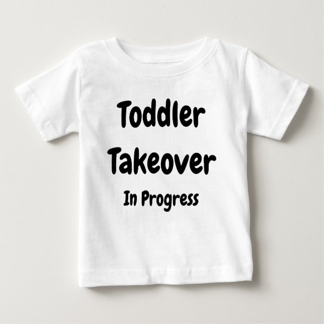 Camiseta Para Bebê Toddler Takeover (Frente)