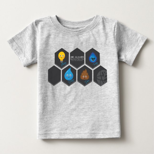 Camiseta Para Bebê Toddlers Honeycomb T-shirt (Frente)