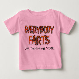 Camiseta Para Bebê Todo mundo Farta, mas aquele era meu!