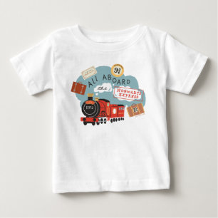 Camiseta Para Bebê Todos a bordo do Expresso de Hogwarts