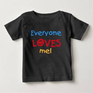 Camiseta Para Bebê Todos ama-me