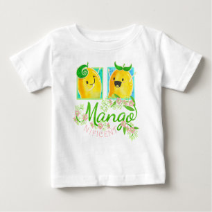 Camiseta Para Bebê Todos os dias é Mangonificante - Jardim Punny