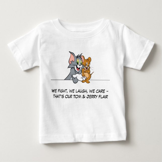 Camiseta Para Bebê Tom & Jerry Fun Tee (Frente)