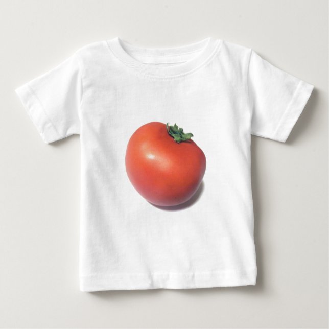 Camiseta Para Bebê Tomate Vermelho (Frente)