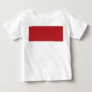 Camiseta Para Bebê Tomato Red Noise Bar Baby Jersey Tee - Personaliza
