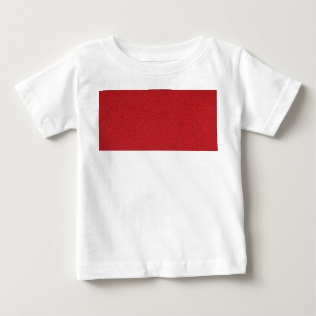 Camiseta Para Bebê Tomato Red Noise Bar Baby Jersey Tee - Personaliza (Frente)